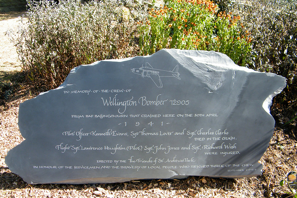 Wellington bomber memorial