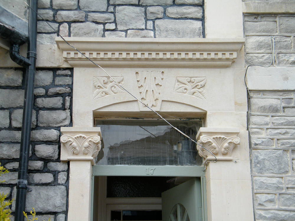 Restored doorway